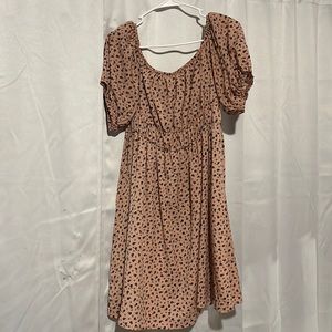 Off the shoulder dress